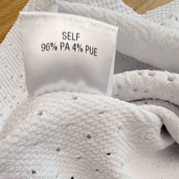 L’Etoile Zip Front Tennis Tank Top in White with Red and Yellow Trim Size Large - Picture 10 of 12